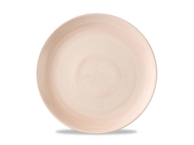 Churchill Stonecast Canvas Coupebord plat - Ø260mm - Coral