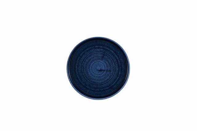 Churchill Stonecast Plume Bord plat met opstaande rand - Ø210mm - Ultramarine