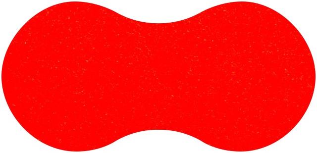 Daff Fiberixx Onderzetter twin - 230x110mm - Orange