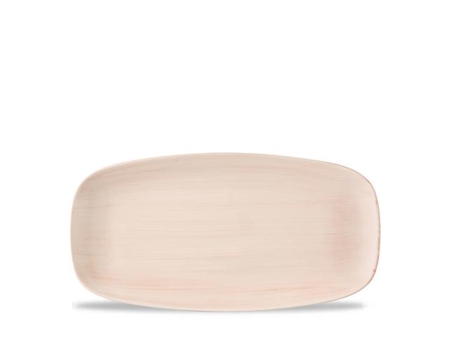 Churchill Stonecast Canvas Bord plat langwerpig - 298x153mm - Coral