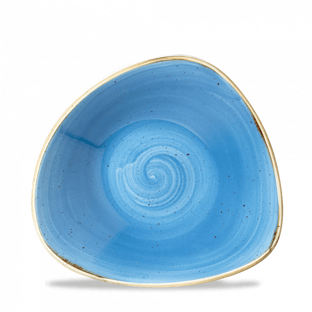Churchill Stonecast Schaal driehoek - B 185mm - Cornflower Blue