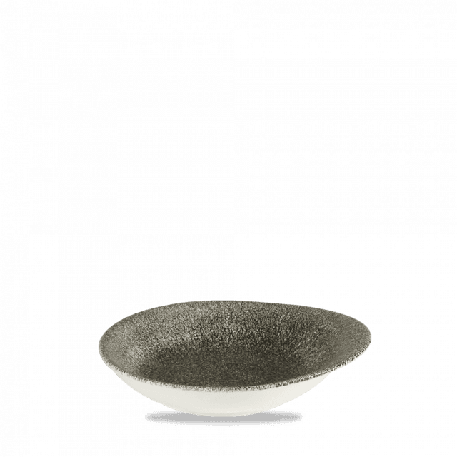 Churchill Studio Prints Raku Schaal - 160x145mm - 0.17Ltr - Quartz Black