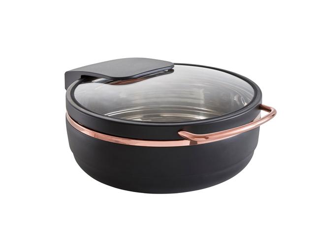 HEPP Excellent Chafing dish rond - Ø390mm - Zwart/Koper