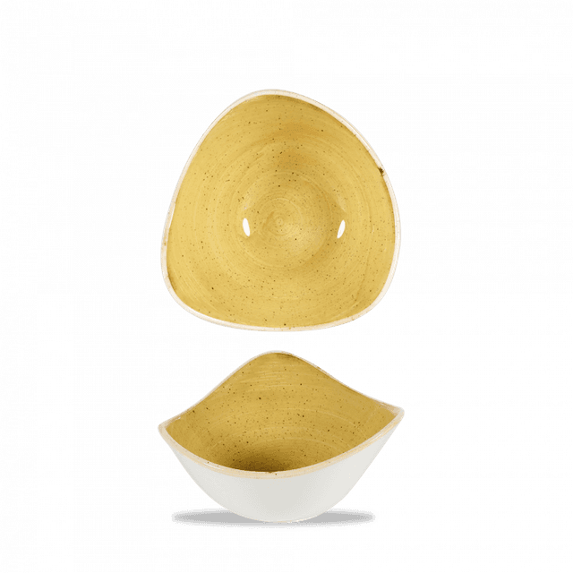 Churchill Stonecast Schaal driehoek - B 153mm - Mustard