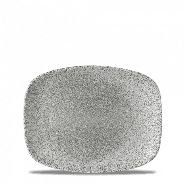 Churchill Studio Prints Raku Bord plat langwerpig - 261x202mm - Jasper Grey