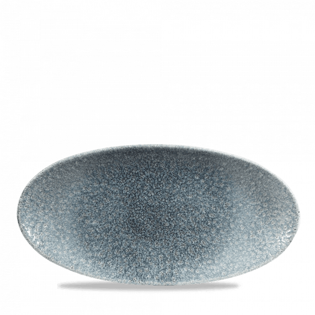 Churchill Studio Prints Raku Bord plat ovaal - 299x150mm - Topaz Blue