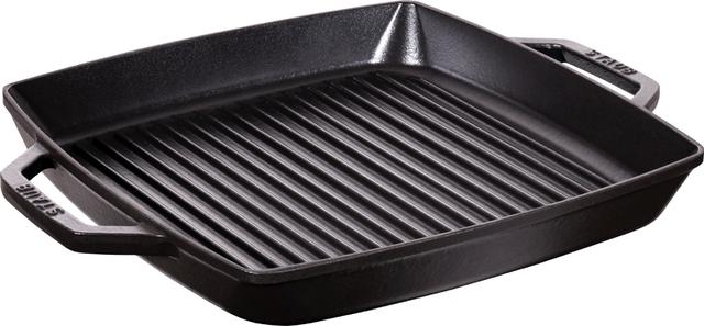 Staub Grillpan met 2 grepen - 550x330x46mm - Zwart