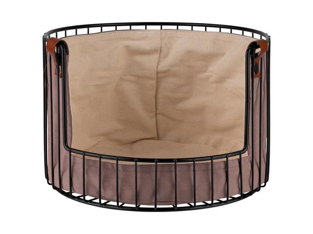 APS Brood- en fruitmand - Ø275mm - H 185mm - Zwart