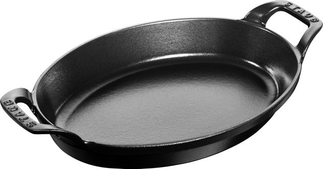 Staub Ovenschaal ovaal - 349x204x72mm - Zwart