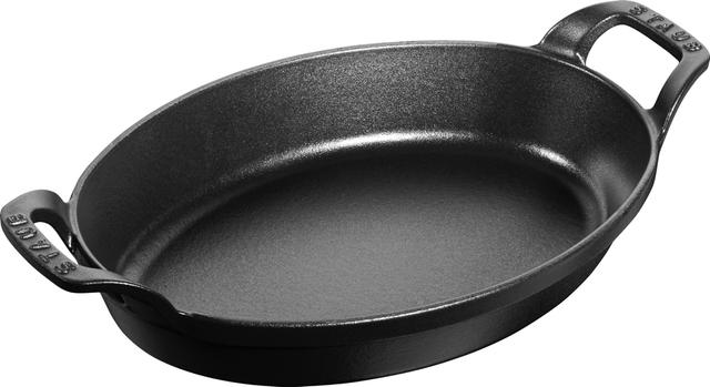 Staub Ovenschaal ovaal - 305x180x66mm - Zwart