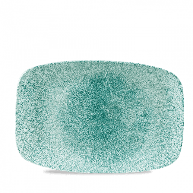 Churchill Studio Prints Raku Bord plat langwerpig - 300x199mm - Jade Green