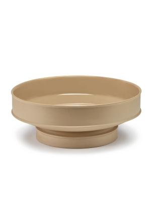 Serax Dune Schaal met opstaande rand XL - Ø410mm - H 145mm - Clay