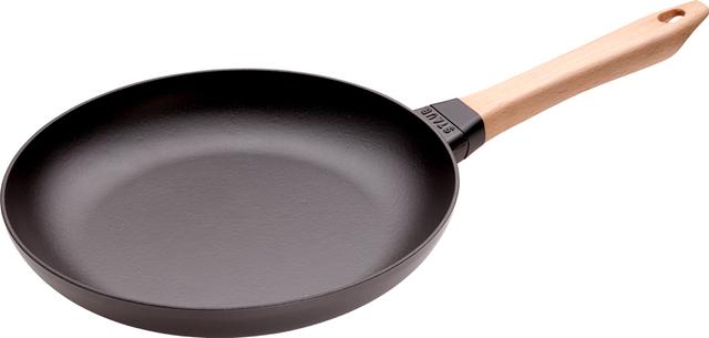 Staub Bakpan met houten greep - Ø280mm - Zwart