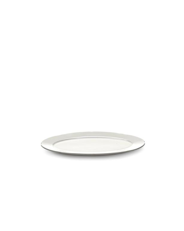 Serax Silhouette Bord ovaal S - 185x100x13mm - Wit