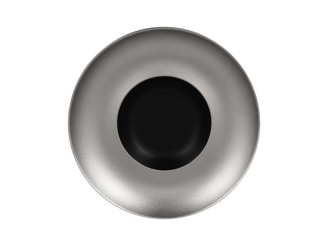 RAK Metalfusion Gourmet bord diep - Ø290mm - Black/silver