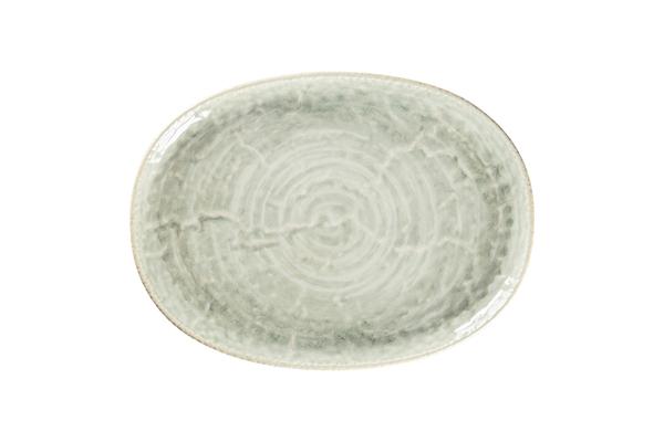 RAK Krush Schaal ovaal coupe - 320x240x25mm - Celadon