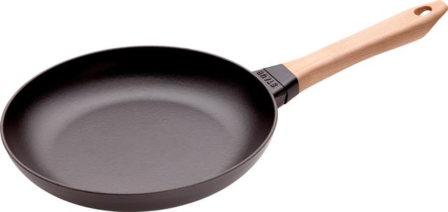 Staub Bakpan met houten greep - Ø260mm - Zwart