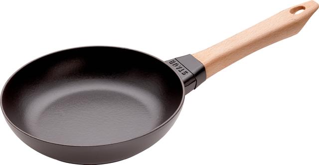 Staub Bakpan met houten greep - Ø200mm - Zwart